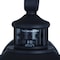 Vaxcel Abigail 7.5-in. W 1 Light Black Motion Sensor Dusk to Dawn Outdoor Wall Lantern with Clear Glass T0594 - alternate 4